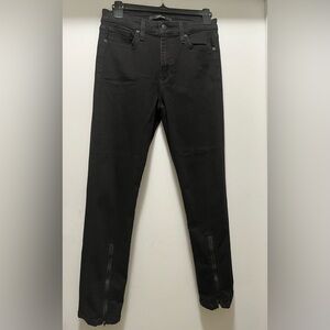 Joe’s Black High-Rise Crop Bootcut Jeans